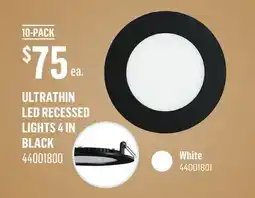 Canac Ultrathin LED Recessed Lights 4in offer