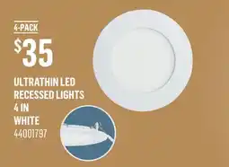 Canac Ultrathin LED Recessed Lights 4in offer