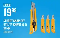 Canac Sturdy Snap-Off Utility Knives (L-1) 18 mm offer