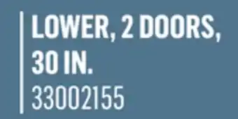 Canac Lower Unit offer