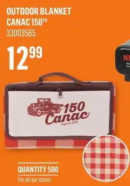 Canac Outdoor Blanket Canac 150th offer