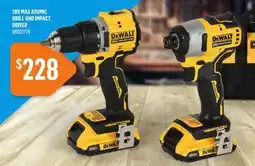 Canac 20V MAX Atomic Drill and Impact Driver offer