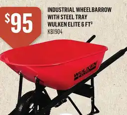 Canac Industrial Wheelbarrow with Steel Tray Wulken Elite 6ft³ offer