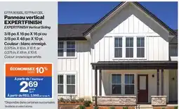 Patrick Morin EXPERTFINISH Vertical Siding offer