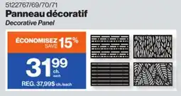 Patrick Morin Decorative Panel offer
