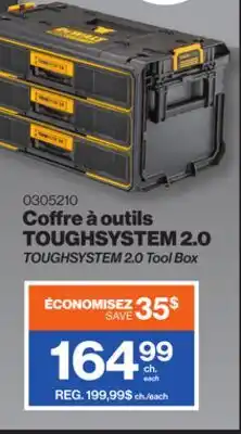 Patrick Morin TOUGHSYSTEM 2.0 Tool Box offer