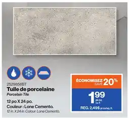 Patrick Morin Tuile de porcelaine offer