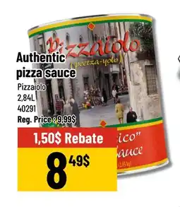 Mayrand Authentic Pizza Sauce 2.84 L Pizzaiolo offer