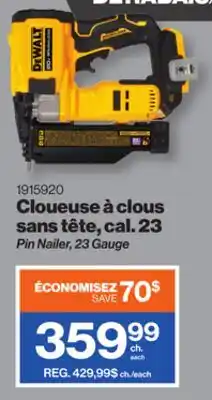 Patrick Morin DEWALT Pin Nailer, 23 Gauge offer