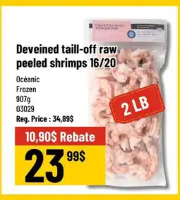 Mayrand Frozen Deveined Raw Peeled Shrimps 16/20 2 lb offer