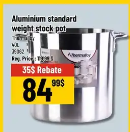 Mayrand Aluminium Weight Stock Pot 40 L Thermalloy offer