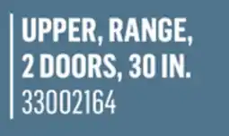 Canac Upper Range Unit, 30in offer