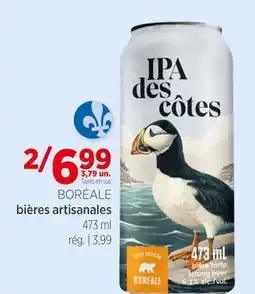 Avril Bières artisanales offer