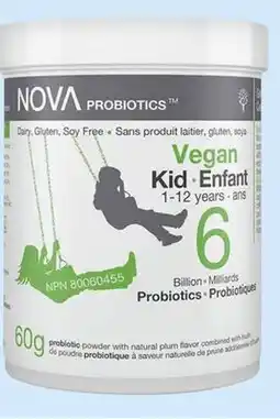 Avril NOVA PROBIOTICS probiotiques vegan enfant 6 milliards offer
