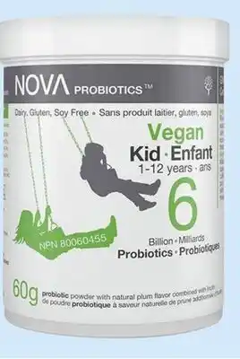 Avril NOVA PROBIOTICS probiotiques vegan enfant 6 milliards offer