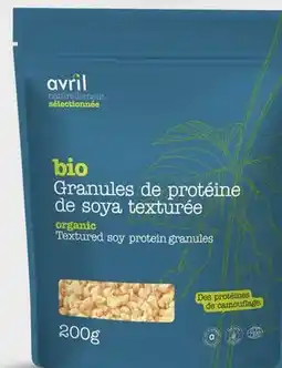 Avril flocons ou granules de protéine de soya ou de pois texturée bios offer