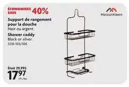Home Hardware Shower caddy offer