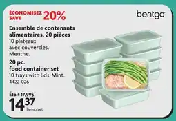 Home Hardware BENTGO 20 pc. food container set offer