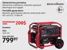 Home Hardware Portable Gas generators offer
