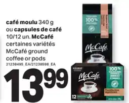 L'Intermarché CAFÉ MOULU 340 G OU CAPSULES DE CAFÉ 10/12 UN. | GROUND COFFEE 340 G OR COFFEE PODS offer