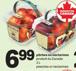 L'Intermarché PÊCHES OU NECTARINES | PEACHES OR NECTARINES, 2 L offer