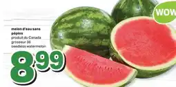 L'Intermarché MELON D'EAU SANS PÉPINS | SEEDLESS WATERMELON offer