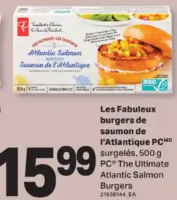L'Intermarché LES FABULEUX BURGERS DE SAUMON DE L'ATLANTIQUE | THE ULTIMATE ATLANTIC SALMON BURGERS, 500 G offer