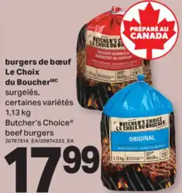 L'Intermarché BURGERS DE BŒUF SURGELÉS, 1.13 KG | BEEF BURGERS offer