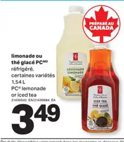 L'Intermarché LIMONADE OU THÉ GLACÉ | LEMONADE OR ICED TEA, 1,54L offer