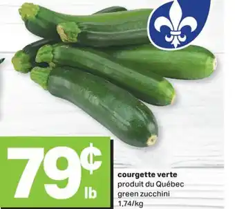 L'Intermarché COURGETTE VERTE | GREEN ZUCCHINI offer