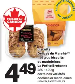 L'Intermarché BISCUITS 456 G OU BISCUITS OU MADELEINES | COOKIES OR MADELEINES, 280-400g offer