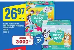 Maxi CULOTTES D'ENTRAÎNEMENT EASY UPS PAMPERS OU NINJAMAS offer