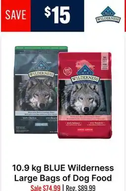 Ren’s Pets Depot 10.9 kg BLUE Wilderness Large Bags of Dog Food offer