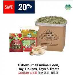 Ren’s Pets Depot Oxbow Small Animal Food, Hay, Houses, Toys & Treats offer