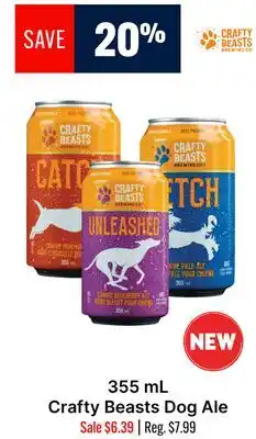 Ren’s Pets Depot Crafty Beasts Dog Ale offer