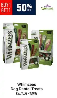 Ren’s Pets Depot Whimzees Dog Dental Treats offer