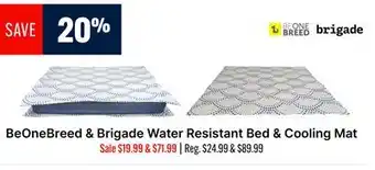 Ren’s Pets Depot BeOneBreed & Brigade Water Resistant Bed & Cooling Mat offer