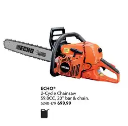 Home Hardware 2-Cycle Chainsaw offer