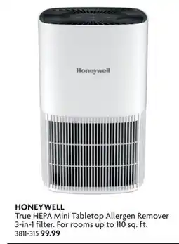 Home Hardware True HEPA Mini Tabletop Allergen Remover 3-in-1 filter offer