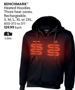Home Hardware Heated Hoodies Three heat zones. Rechargeable offer