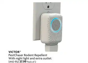 Home Hardware PestChaser Rodent Repellent With night light and extra outlet offer