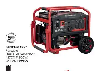 Home Hardware Portable Dual Fuel Generator offer