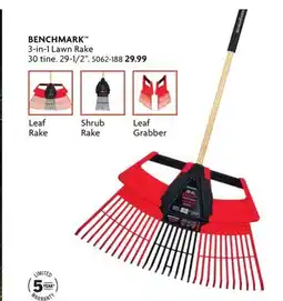 Home Hardware 3-in-1 Lawn Rake offer