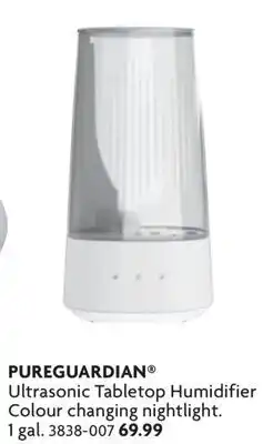 Home Hardware Ultrasonic Tabletop Humidifier offer