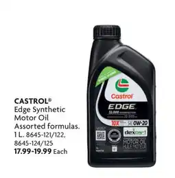 Home Hardware Edge Synthetic Motor Oil offer