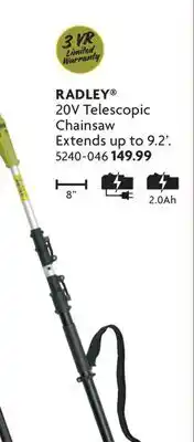 Home Hardware 20V Telescopic Chainsaw offer