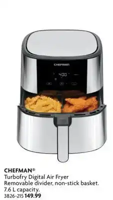 Home Hardware Turbofry Digital Air Fryer offer