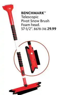 Home Hardware Telescopic Pivot Snow Brush offer
