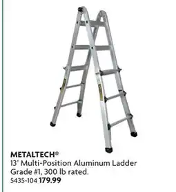 Home Hardware 13' Multi-Position Aluminum Ladder offer