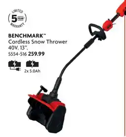 Home Hardware Cordless Snow Thrower offer